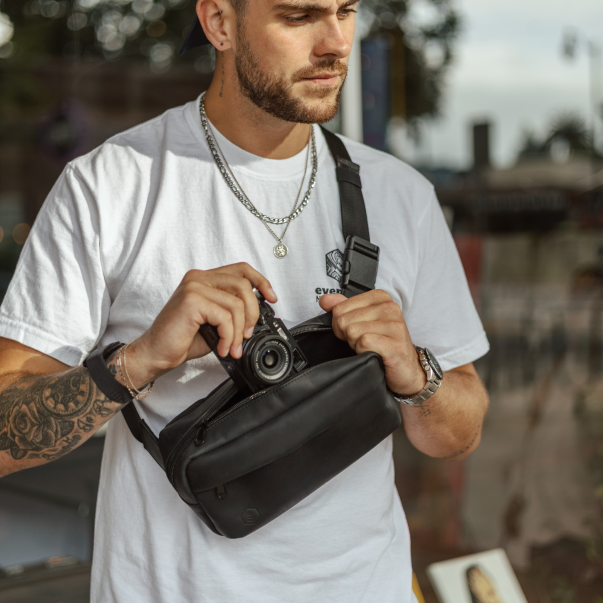 Lifestyle 2 – Legacy Camera Sling
