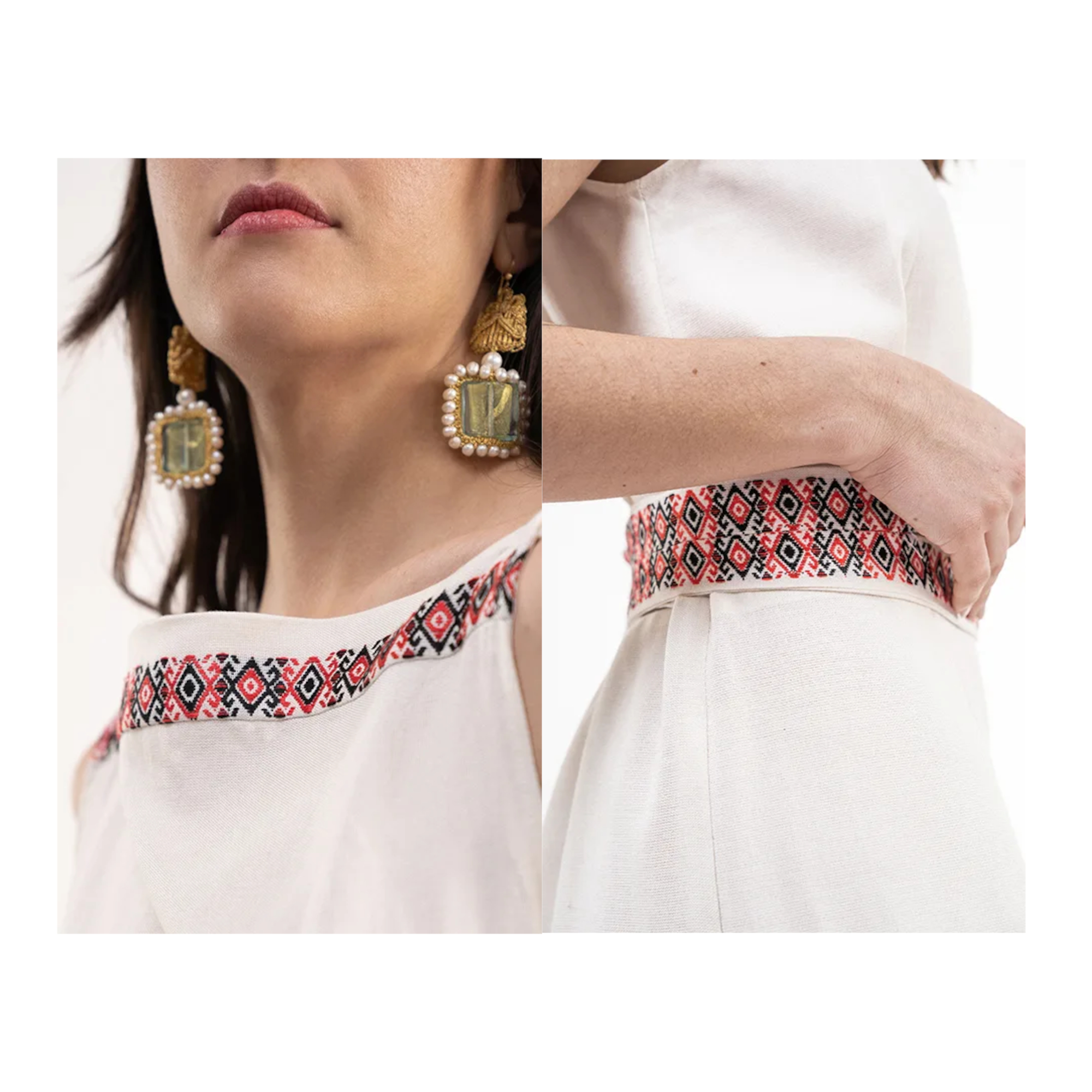 Detail of Garment and Fabric – Palaiologue Branding